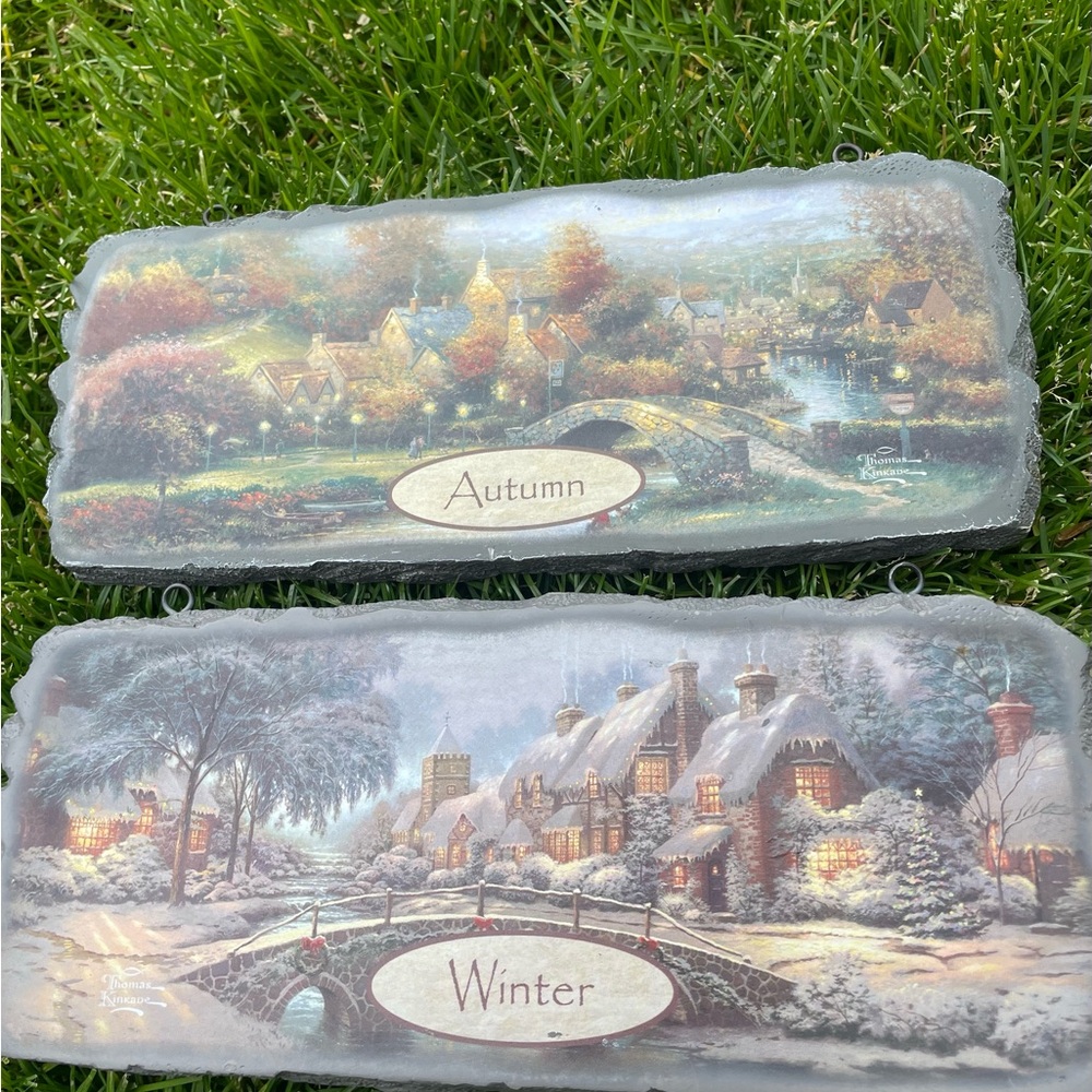 Thomas Kinkade’s Warm Welcome Numbered Plaque